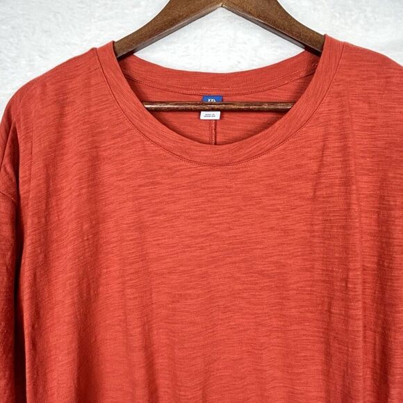 Old Navy NWT Waist Defined Slub-Knit Burnt Orange T-Shirt Dress NEW XXL - Picture 2 of 9